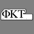 6" Ruler W/ Phi Kappa Tau